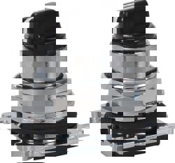 Selector Switch: 4 Positions, Maintained (MA), 0.5 Amp, Black Knob